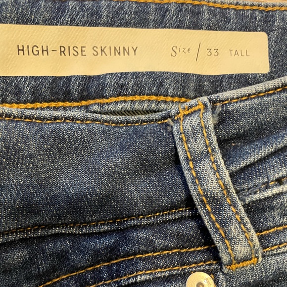 Anthropologie Pilcro and the Letterpress High Rise Skinny Jeans Size 33T - Picture 3 of 9